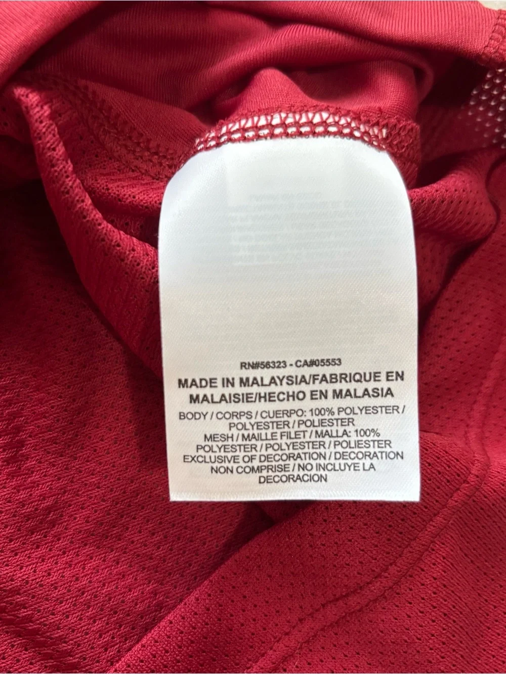 Nike Alabama Crimson Tide Women’s Dri-FIT Performance Tee Red M NWT